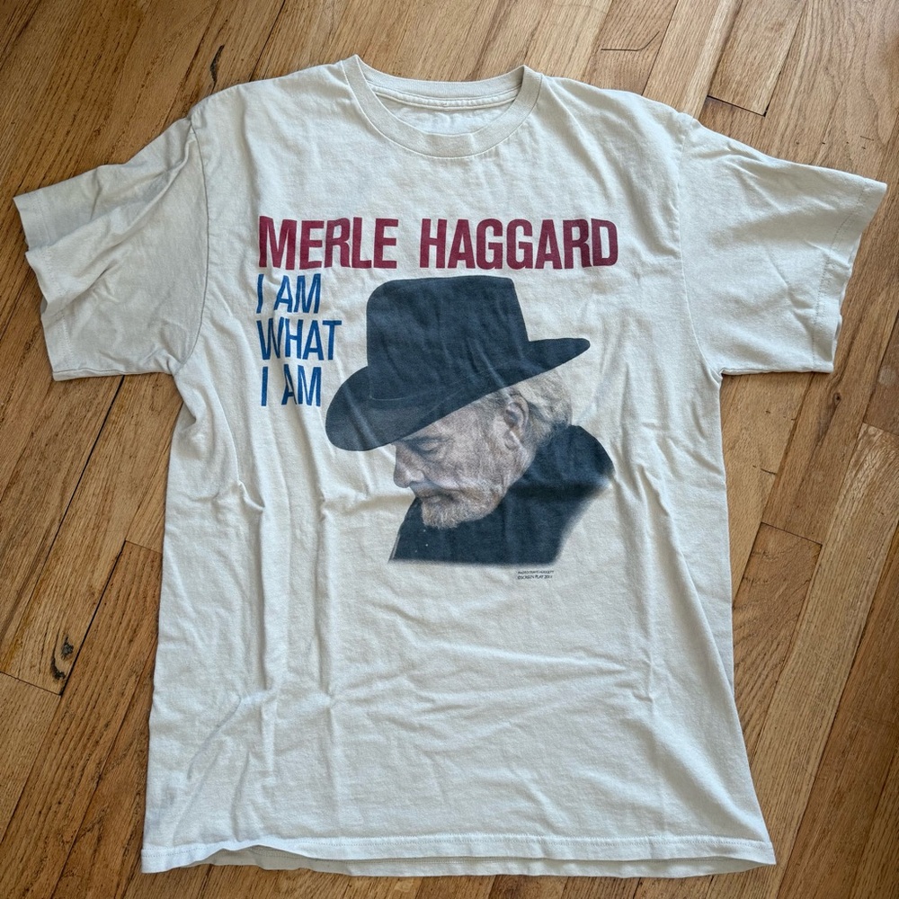 Vintage Merle Haggard I Am What I Am Tour T-shirt country music band tee